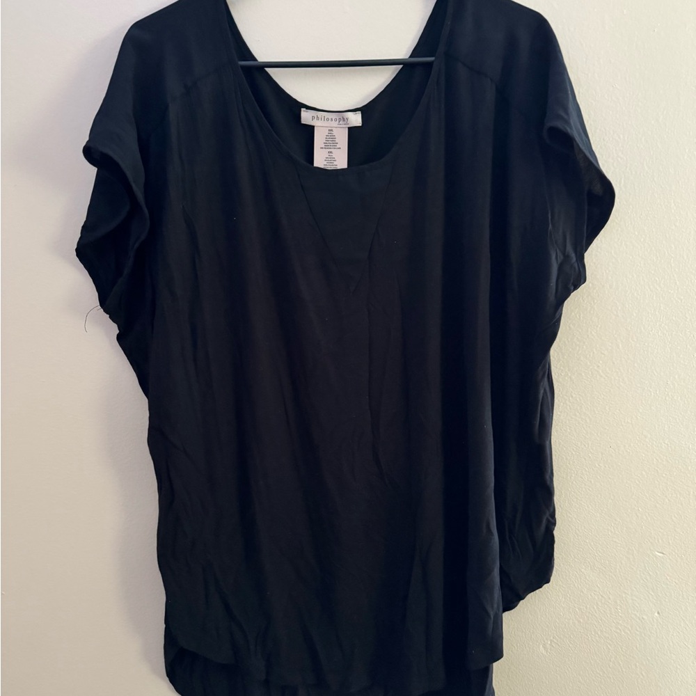 Philosophy Elegant Black Women's Blouse